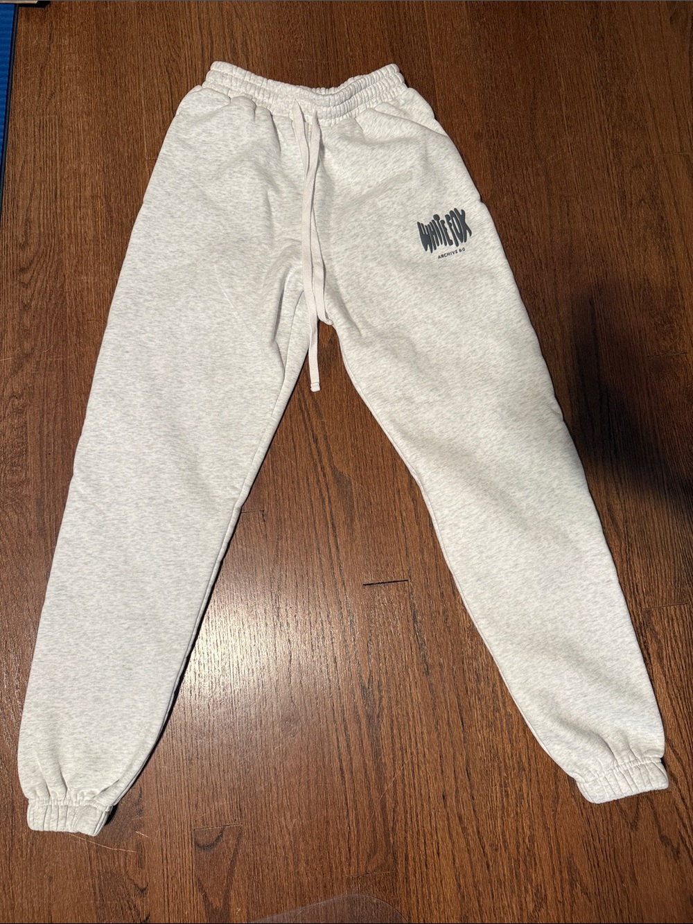 NWOT White Fox Gray Jogger Sweats